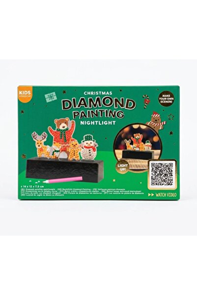 Kids Kingdom Lampa de veghe LED tip tablou cu diamante Diamond Painting Kids ...