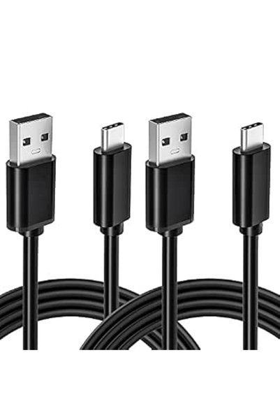 Ancable Type C Charger Cable for PS5 Controller 2M 2 Pack, USB C Charger Lead...