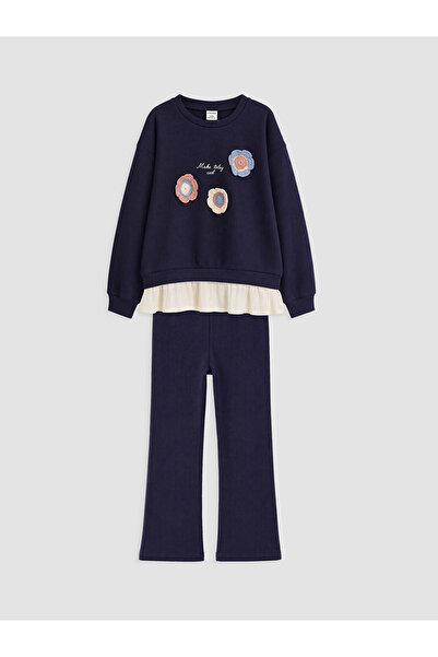 LC Waikiki Esvab • Modern & Distinctive Embroidered Girls' Set