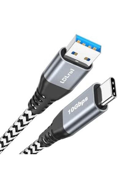 LDLrui كابل USB-C للسيارة بنظام أندرويد بطول 6 أقدام، كابل شحن سريع 3 أمبير و...