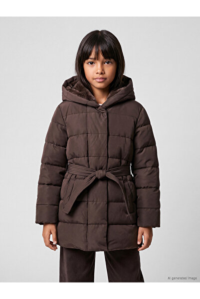 LC Waikiki Hooded Girl's Puffer Coat from Uzg Store for Style Enthusiasts