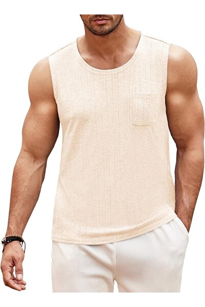GENERAL COOFANDY Men's Knit Tank Tops Casual Sleeveless T Shirts Beach Tank S...
