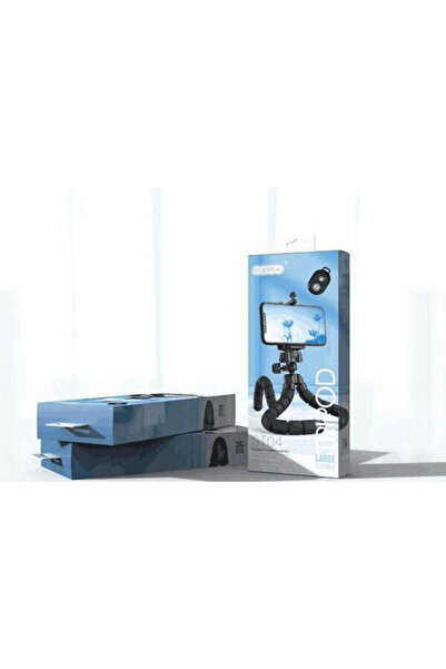 EZRA St04 Τρίποδο Κινητού Bluetooth Μαύρο