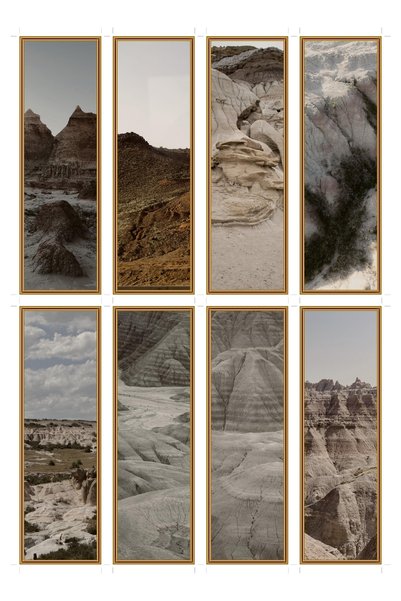 OEM Set 8 Semne de Carte cu Tema Panta Badlands, Design Unic, Carton Premium
