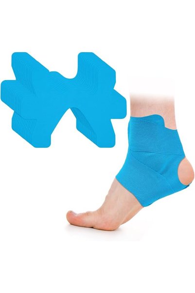 Bukela 10 Pcs Ankle Tape, Breathable Kinesiology Tape for Feet, Elastic Athle...