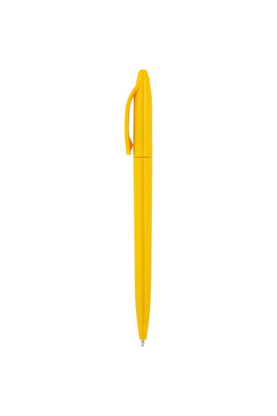 Siyah Lale Plastic Ballpoint Pen 0544-10 Yellow 100 Pieces Without Printing -