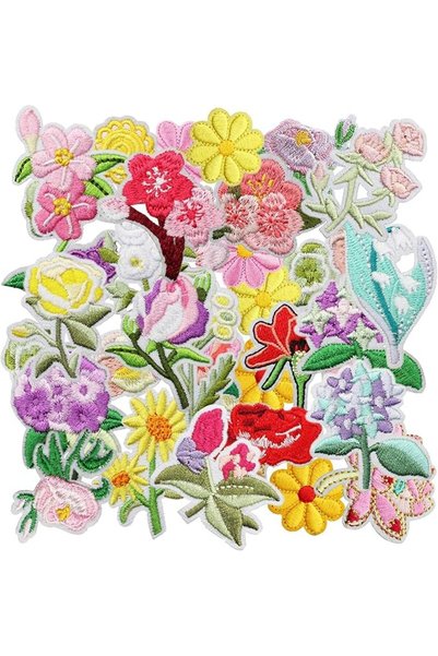 KASTWAVE 10pcs Cute Duck Iron-On & Sew-On Patches for Kids, Adorable Embroide...