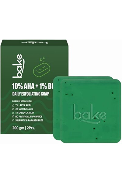 bake صابون تقشير بتركيز 10% AHA + 1% BHA مع حمض اللاكتيك وحمض الجليكوليك و1% ...