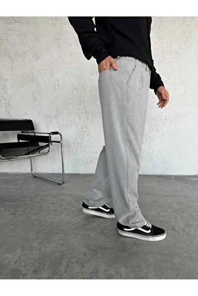 More Black Baggy fabric trousers