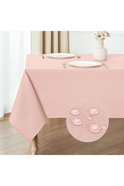 GENERAL Veblandy Rectangle 4 Feet Tablecloth 52x70 inch Linen Textured Table ...