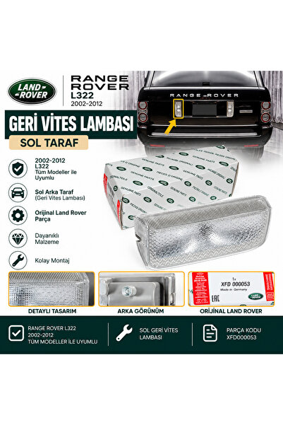 Range Rover L322 Sol Geri Vites Lambası 2002-2012 XFD000053
