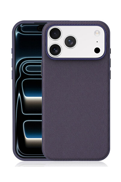 Unipha Woven TechCraft MagCase Protective Case for Apple iPhone 17 Pro, Purple