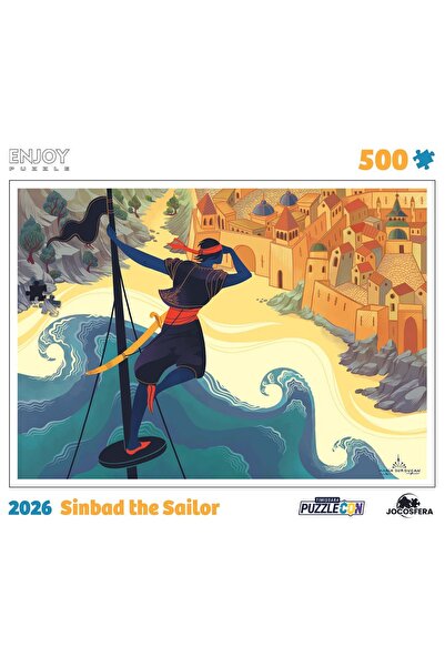 Enjoy Puzzle 500 Κομμάτια Παζλ Enjoy - Σίνμπαντ ο Ναυτικός (Enjoy-2461)