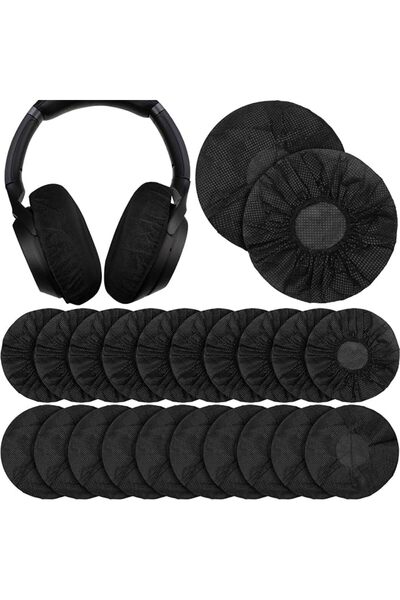GENERAL Xspring Earphone Covers 100Pcs Black Disposable Hygienic Non-Woven Ea...