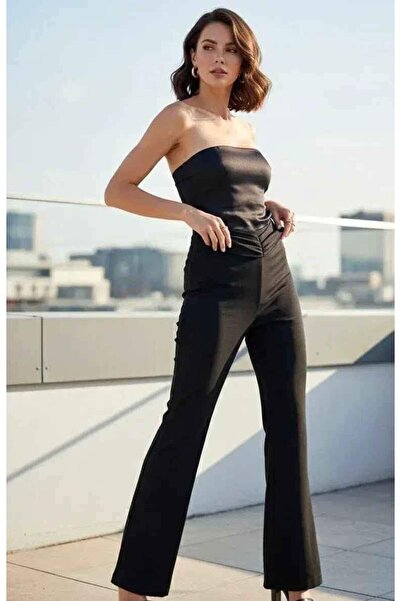 SOL BY SMITHA Women's Black Wide Leg Pant
