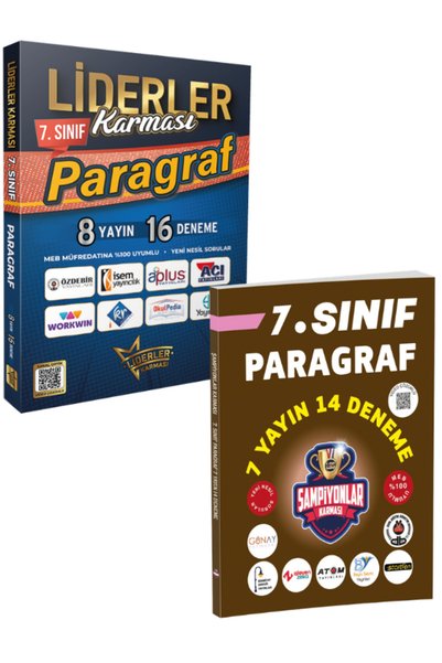 Şampiyonlar Karması 7.Sınıf Paragraf 30 Deneme Seti Liderler Karması