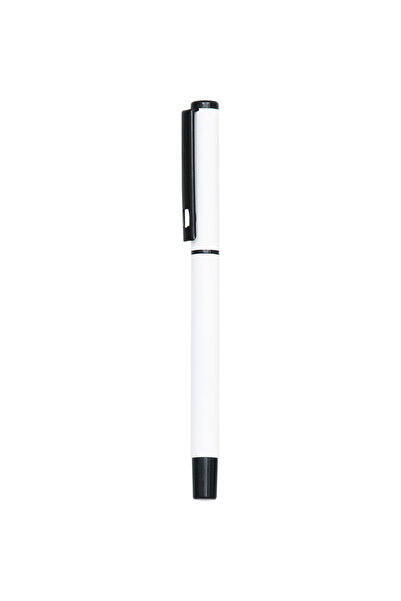 Metal Roller Kalem 0555-490 Beyaz 100 Adet Baskısız -