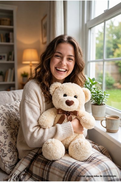 Pababo 50 cm Balım Peluş Ayıcık – Yumuşacık Büyük Boy Sevimli Teddy Ayı | Sev...