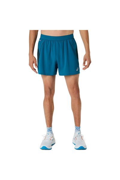 Asics ROAD 5IN SHORT Erkek Khaki/Pure Silver Şort 2011D247-302
