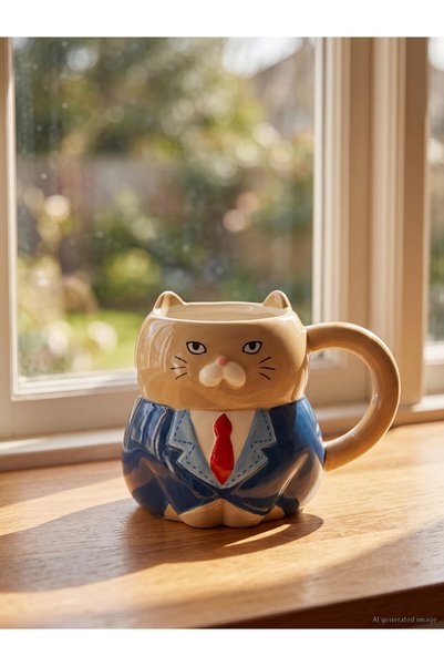LC Waikiki 3D Cat Figured Mug