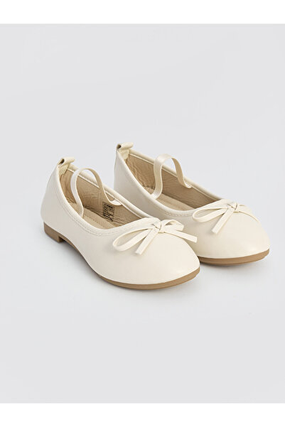 LC Waikiki Girls' Ballet Flats with bow details