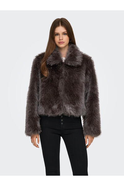 ONLY Women's Onlmanny Faux Fur Jacket Coat 15322406