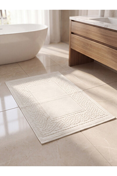 LC Waikiki Памучна постелка за баня с десен 50x70 см