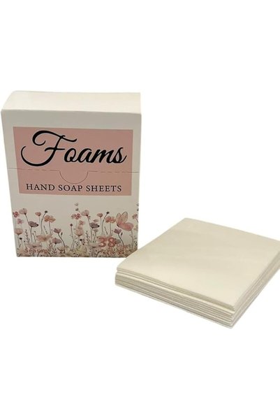 FoamStore أوراق صابون اليد الرغوية، Ocean Fragrance، 38 ورقة، حجم مناسب للسفر...