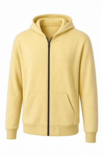 Oksit Moxy Unisex Φούτερ με φερμουάρ και κουκούλα, από ύφασμα δύο κλωστών, άν...