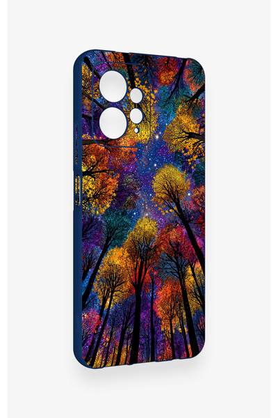 Vip Case Redmi Note 12 4g Compatible Colorful Sky Pattern Silicone Case