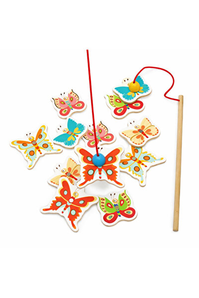 Scratch 3-in-1 Butterfly Game, Magnetic Fishing, Dominoes and Pairs Game for ...