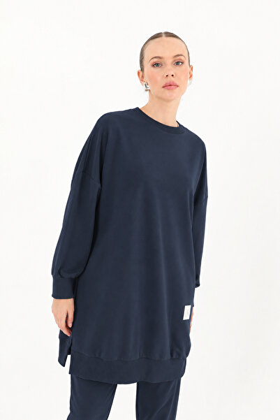 Puane Women's Basic Tunic 30644 Dark Blue