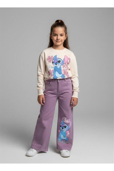 LUFFY KİDS Hanorac cu imprimeu pentru fete - Set de 2 piese cu pantaloni din ...