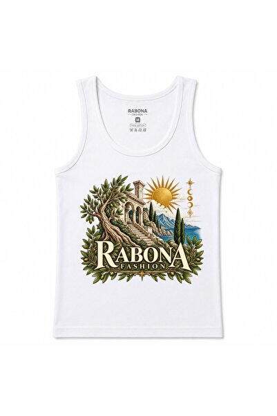 Rabona Fashion Rabona Mediterranean Heritage majica bez rukava sa motivom mas...