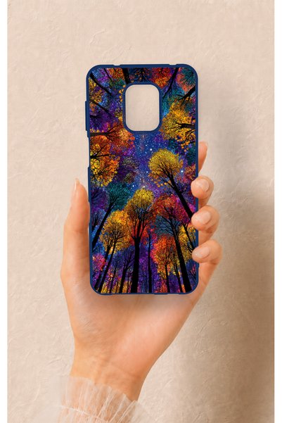 Vip Case Redmi Note 9 Pro 9S Compatible Colorful Sky Pattern Silicone Case