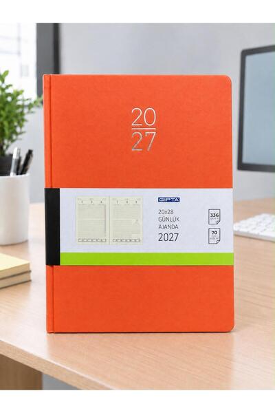 Gıpta 2027 20X28 مفكرة يومية بغلاف صلب مخيط 119-ECK