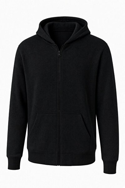 Oksit Moxy Unisex Φούτερ με φερμουάρ και κουκούλα, από ύφασμα δύο κλωστών, άν...