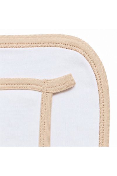 FYB Panel Patterned Baby Blanket Double Layer Interlock 100% Cotton 85X85 cm