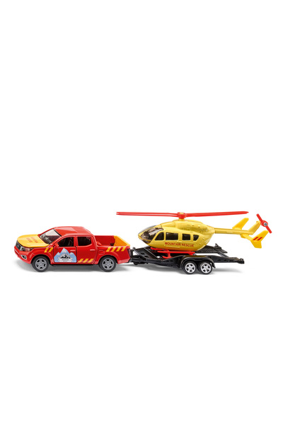 Siku Masina Salvamont Nissan Navara Scara 1:50 cu elicopter cod 2570