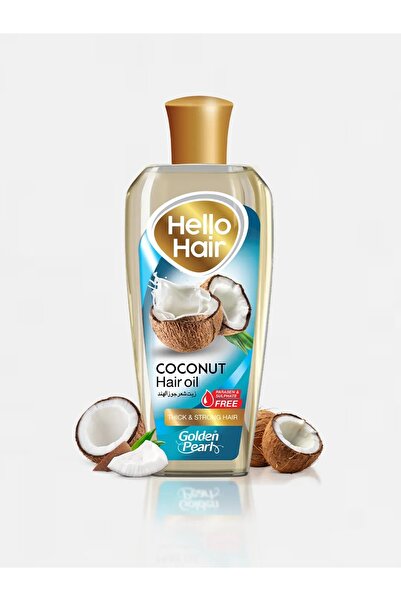 Golden pearl Hello Hair Coconut Hair Oil - 200ml | Paraben & Sulphate Free