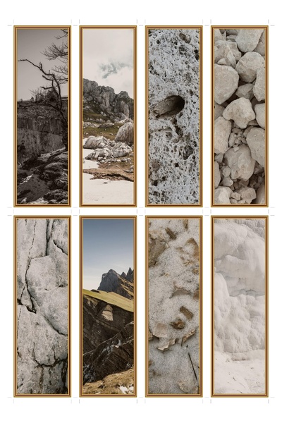 OEM Set of 8 bookmarks Zamezile de Limestone, Elegant design, Durable cardboard