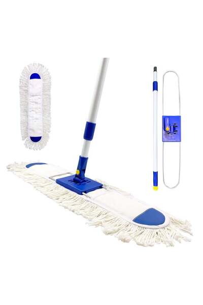 GATOR Dust Control Mop | Dry Floor Dust Mop | 80 cm | White