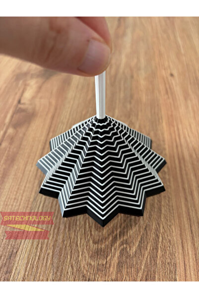 SATECHNOLOGY Hareketli Fidget Stress Yıldız – Dönen Stres Oyuncağı, Dikkat ve Odaklanma Oyuncağı