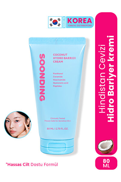 SOONDING Hindistan Cevizi Hidro Bariyer Kremi 80 ml Onarıcı Bariyer Krem