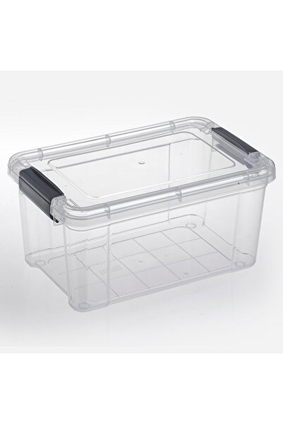 DD SHOP Cutie de Depozitare din Plastic Transparent cu Capac & Manere 9L