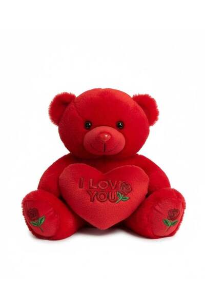 Generic Plush Teddy Bear 50 CM with “I Love You” Heart, Romantic Gift
