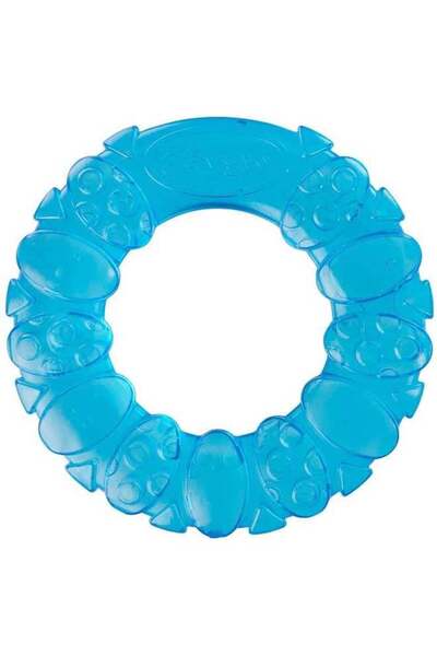 Generic Soothing Circle Water Teether - Blue, Cool Gum Relief, Easy Grip, Fro...
