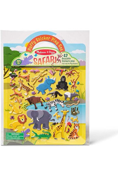 Generic Puffy Sticker Play Set – Safari Reusable Puffy Stickers – 42 Piece Sa...