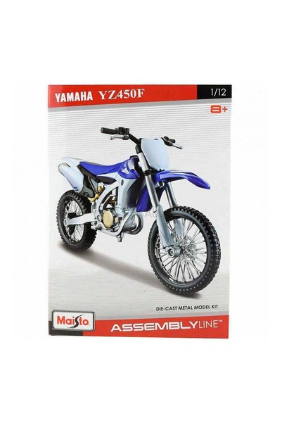 Generic Maisto Assembly Line Yamaha YZ450F Die-cast Metal Kit (1:12, 24 Parts...