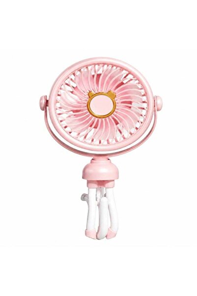 Generic Cute Cat Octopus Handheld Fan, Pink Portable Mini Cooling Fan for Kids